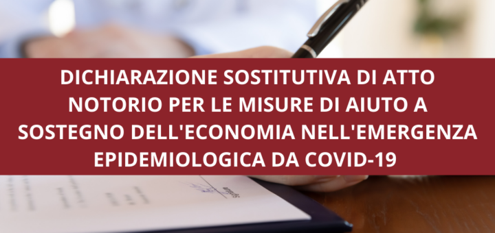 dichiarazione sostitutiva